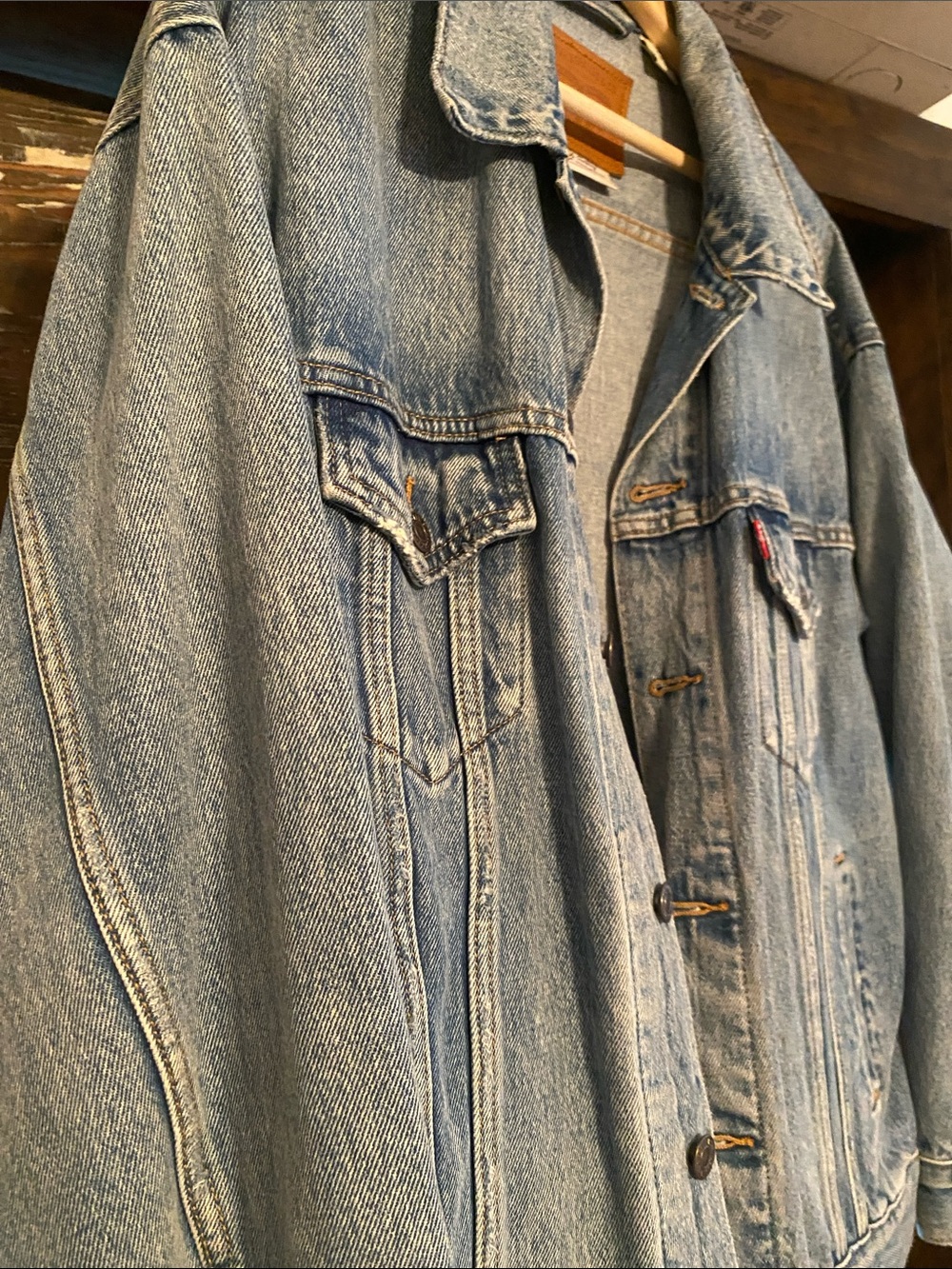 Levi's light blue denim jacket with chest pockets - Picture 5 of 5
